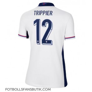 England Kieran Trippier #12 Replika Hemmatröja Damer EM 2024 Kortärmad